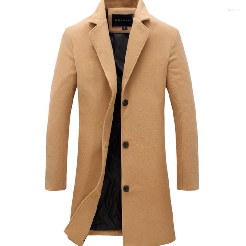 Men's Trench Coats Winter Men Coat Fashion Solid Long Jacket Male Vintage Single Breasted Business Mens Overcoat Plus Size Wool Blends Viol2, T-17-1
Men's Trench Coats Winter Men Coat Fashion Solid Long Jacket Male Vintage Single Breasted Business Mens Overcoat Plus Size Wool Blends Viol2, T-17-1