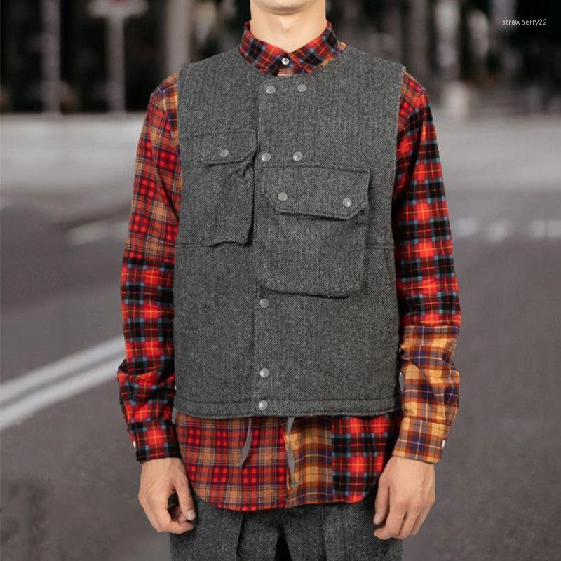 Men' Vests Suit Vest Dark Gray Double Breasted Retro Tooling Waistcoat Round Neck For Men Business Winter 2022 Stra22, Dark grey
Men' Vests Suit Vest Dark Gray Double Breasted Retro Tooling Waistcoat Round Neck For Men Business Winter 2022 Stra22, Dark grey