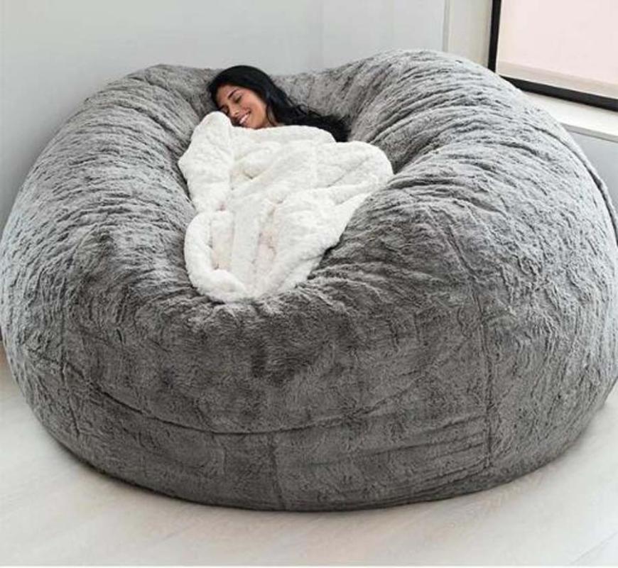 Chair Covers 135-150CM Giant Fur Bean Bag Cover Big Round Soft Fluffy Faux BeanBag Lazy SofaChair
Chair Covers 135-150CM Giant Fur Bean Bag Cover Big Round Soft Fluffy Faux BeanBag Lazy SofaChair