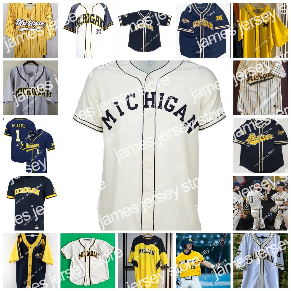 2022 NCAA Custom Stitched Michigan Wolverines Baseball Jersey 16 Barry Larkin 19 ALEC RENNARD 31 Jim Abbott 33 Don Lund Bill Freehan 3 Erik, 13
2022 NCAA Custom Stitched Michigan Wolverines Baseball Jersey 16 Barry Larkin 19 ALEC RENNARD 31 Jim Abbott 33 Don Lund Bill Freehan 3 Erik, 13