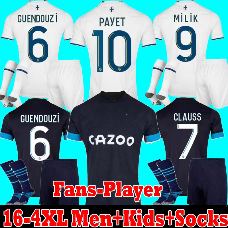 21 22 23 Marseilles Home Soccer jerseys away GERSON under BAKAMBU milik maillot de foot PLAYER VERSION 2022 2023 PAYET GUENDOUZI football shirt Men Kids 4XL
21 22 23 Marseilles Home Soccer jerseys away GERSON under BAKAMBU milik maillot de foot PLAYER VERSION 2022 2023 PAYET GUENDOUZI football shirt Men Kids 4XL
