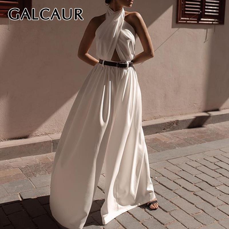 Sexy Womans Jumpsuit Halter Sleeveless Off Shoulder Backless High Waist Female Jumpsuits Without Belt Summer, White
Sexy Womans Jumpsuit Halter Sleeveless Off Shoulder Backless High Waist Female Jumpsuits Without Belt Summer, White