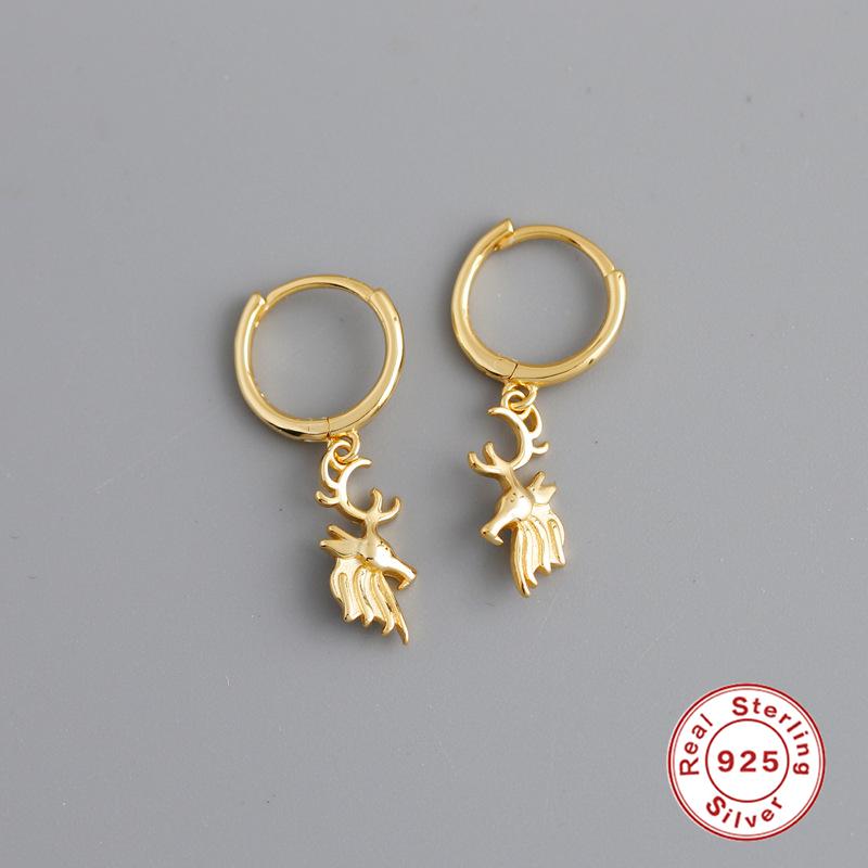 Hoop & Huggie Aide 925 Sterling Silver Cute Halloween Elk Pendant Earrings For Women Fashion Teen Party Christmas Genuine Jewelry GiftHoop
Hoop & Huggie Aide 925 Sterling Silver Cute Halloween Elk Pendant Earrings For Women Fashion Teen Party Christmas Genuine Jewelry GiftHoop