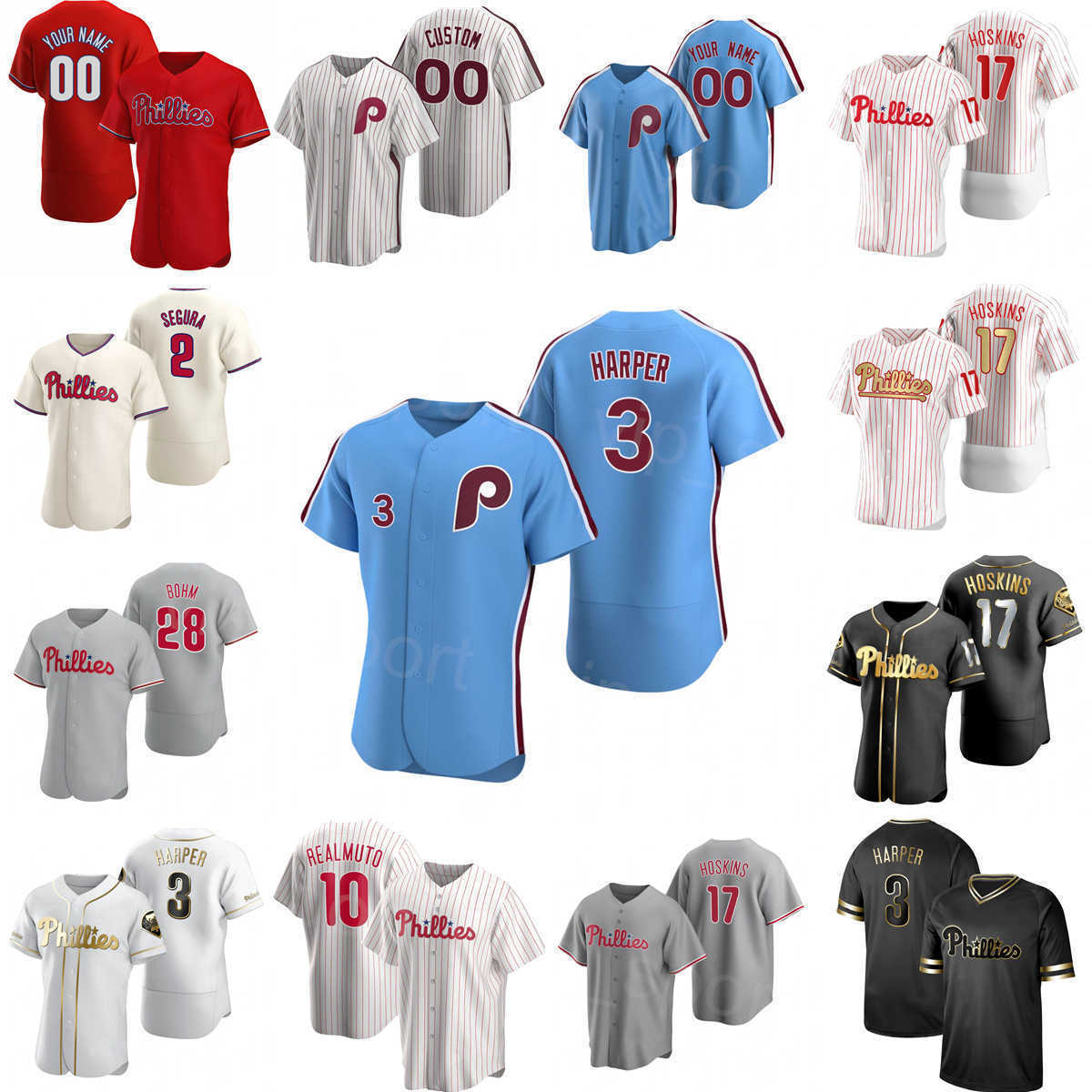New Baseball 10 JT Realmuto Jersey 37 Odubel Herrera 28 Alec Bohm 17 Rhys Hoskins 2 Jean Segura Flexbase Cool Base All Stitched Pinstripe Breathable Men Women Kids
New Baseball 10 JT Realmuto Jersey 37 Odubel Herrera 28 Alec Bohm 17 Rhys Hoskins 2 Jean Segura Flexbase Cool Base All Stitched Pinstripe Breathable Men Women Kids