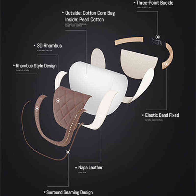 Maybach SClass Napa leather Car Seat Rest Cushion Headrest Car Neck Pillows For Mercedes Headrest Car Accessories H2204222086