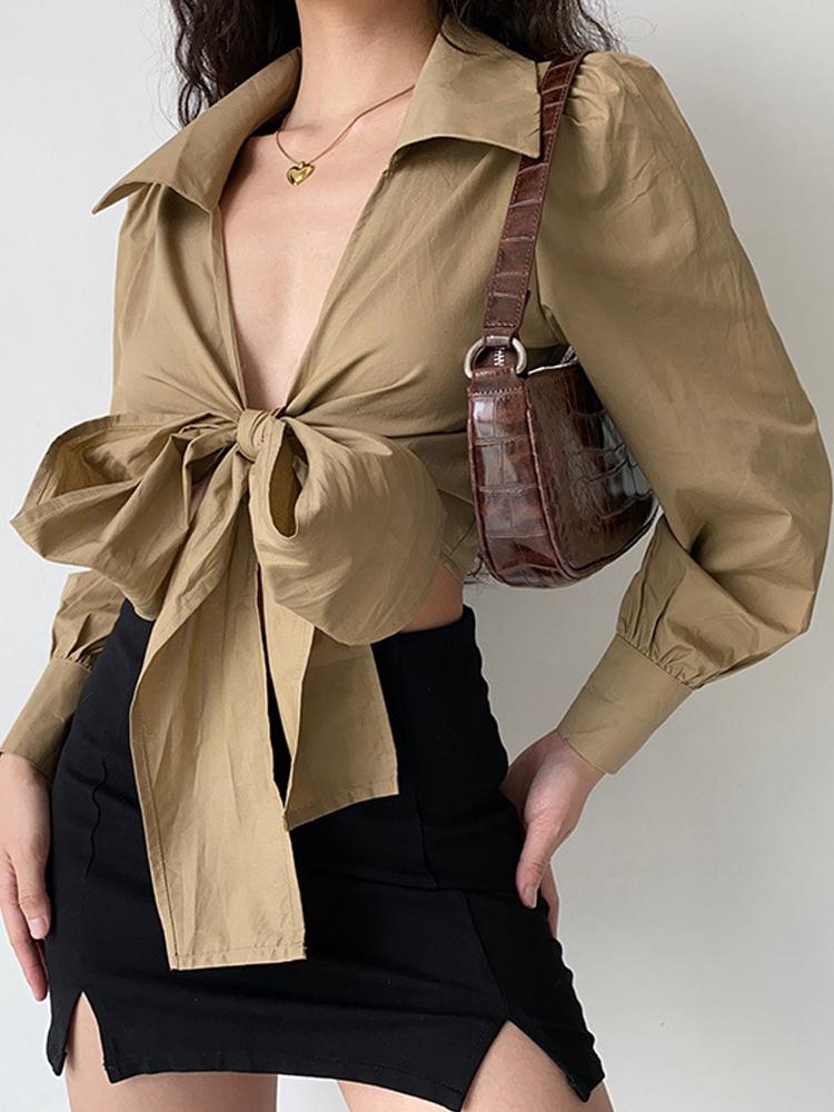 Women' Blouses & Shirts Sexy V Neck Fashion Wrap Women Summer Holiday Short Batwing Sleeve Solid Crop Coffee Tops And BlousesWomen, Khaki
Women' Blouses & Shirts Sexy V Neck Fashion Wrap Women Summer Holiday Short Batwing Sleeve Solid Crop Coffee Tops And BlousesWomen, Khaki