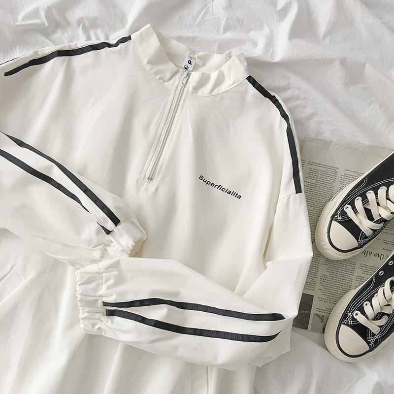 Women Casual Pullovers INS Long Sleeve Zipper Sweatershirts For 2022 Autumn Female Tops Elegant Solid Women's Hoodies & Sweatshirts, White
Women Casual Pullovers INS Long Sleeve Zipper Sweatershirts For 2022 Autumn Female Tops Elegant Solid Women's Hoodies & Sweatshirts, White