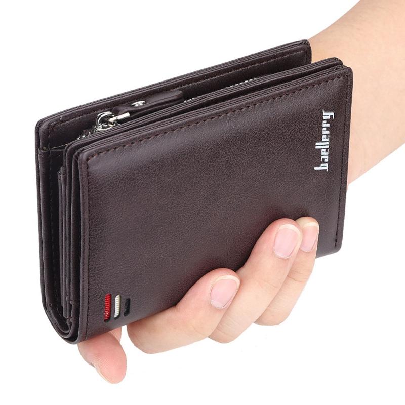 Wallets Men Leather Short Wallet ID Holder Vintage Bifold Pocket Change Coin Business PurseWallets, Black
Wallets Men Leather Short Wallet ID Holder Vintage Bifold Pocket Change Coin Business PurseWallets, Black