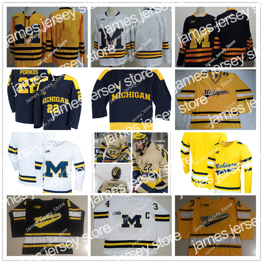 NCAA Custom Michigan Wolverines College Hockey Jersey Quinn Hughes Tyler Motte DYLAN LARKIN Zach Werenski Zach Hyman Kyle Connor Carl Hageli, Michigan wolverines college hockey jerse
NCAA Custom Michigan Wolverines College Hockey Jersey Quinn Hughes Tyler Motte DYLAN LARKIN Zach Werenski Zach Hyman Kyle Connor Carl Hageli, Michigan wolverines college hockey jerse