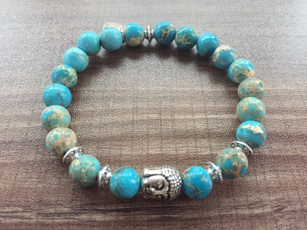 Beaded Strands Blue Regalite Bracelet Buddha Love Pendant Natural Stone Yoga Bracelets Mala Beads PrayerBeaded
Beaded Strands Blue Regalite Bracelet Buddha Love Pendant Natural Stone Yoga Bracelets Mala Beads PrayerBeaded