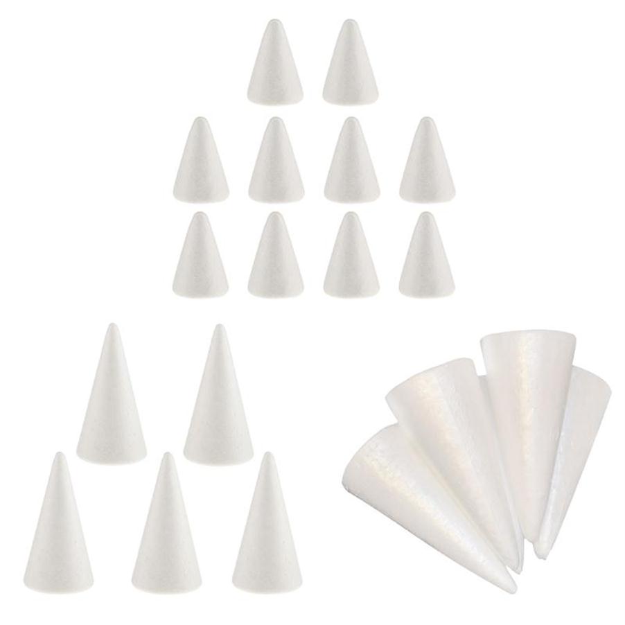 Party Decoration 20pcs/set White Creative Styrofoam Foam Ornament Cone Shape DIY Craft232V
Party Decoration 20pcs/set White Creative Styrofoam Foam Ornament Cone Shape DIY Craft232V