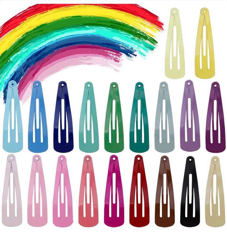 Lucu 20 Pcslot Rambut Klip untuk Wanita Logam Jepit Rambut Aksesoris Warnawarni Snap Alligator Jepit Rambut Bayi Dewasa Klip Hiasan Kepala 220611
