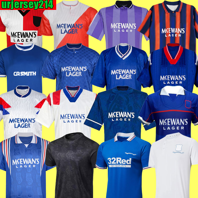 Vintage Retro Soccer Jerseys 87 90 92 94 96 97 99 01 2022 2023 Glasgow Rangers 150th Anniversary Glasgow CHAMPIONS 55 McCOIS 21 22 23 GASCOIGNE Legends Football Shirts, All black
Vintage Retro Soccer Jerseys 87 90 92 94 96 97 99 01 2022 2023 Glasgow Rangers 150th Anniversary Glasgow CHAMPIONS 55 McCOIS 21 22 23 GASCOIGNE Legends Football Shirts, All black