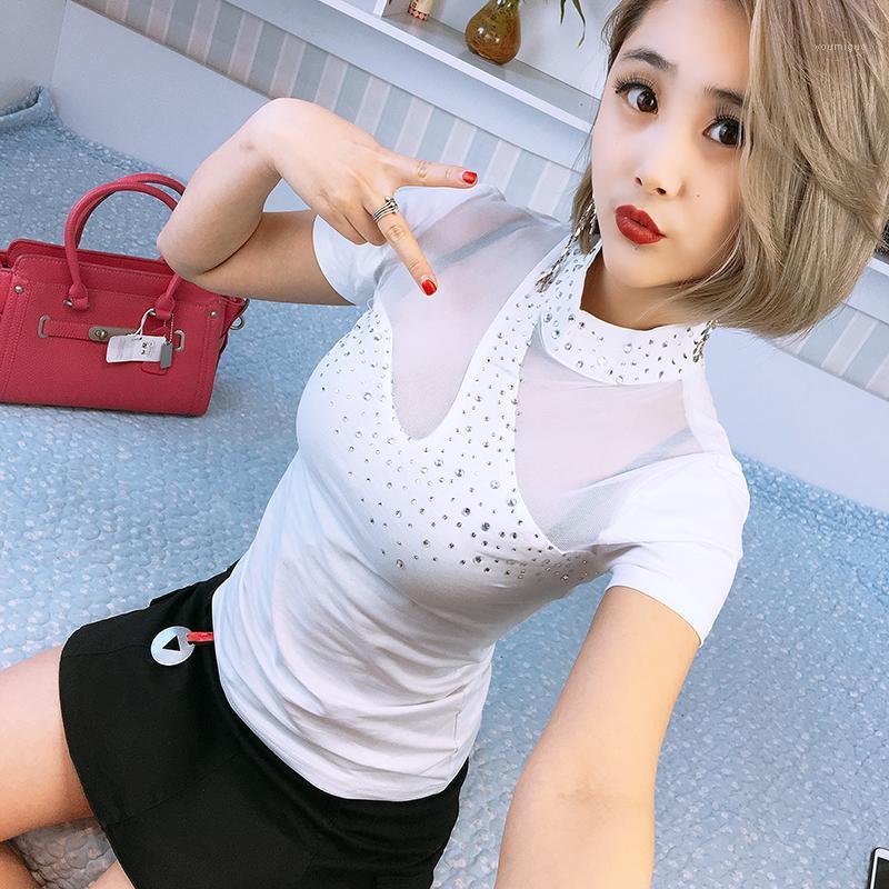 Women's Blouses & Shirts Stand Neck Summer Women Blouse Sexy 2022 Black Luxury Golden Shinny Drills Tops Off Shoulder Tight Club
Women's Blouses & Shirts Stand Neck Summer Women Blouse Sexy 2022 Black Luxury Golden Shinny Drills Tops Off Shoulder Tight Club