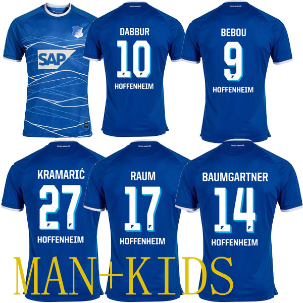 2022 Hoffenheim SOCCER JERSEYS 22 23 HOME DABBUR 10 BEBOU 9 KRAMARIC 27 RAUM 17 BAUMGARTNER 14 2023 jersey football shirt man set top GRILLITSCH 11, Home man 1
2022 Hoffenheim SOCCER JERSEYS 22 23 HOME DABBUR 10 BEBOU 9 KRAMARIC 27 RAUM 17 BAUMGARTNER 14 2023 jersey football shirt man set top GRILLITSCH 11, Home man 1