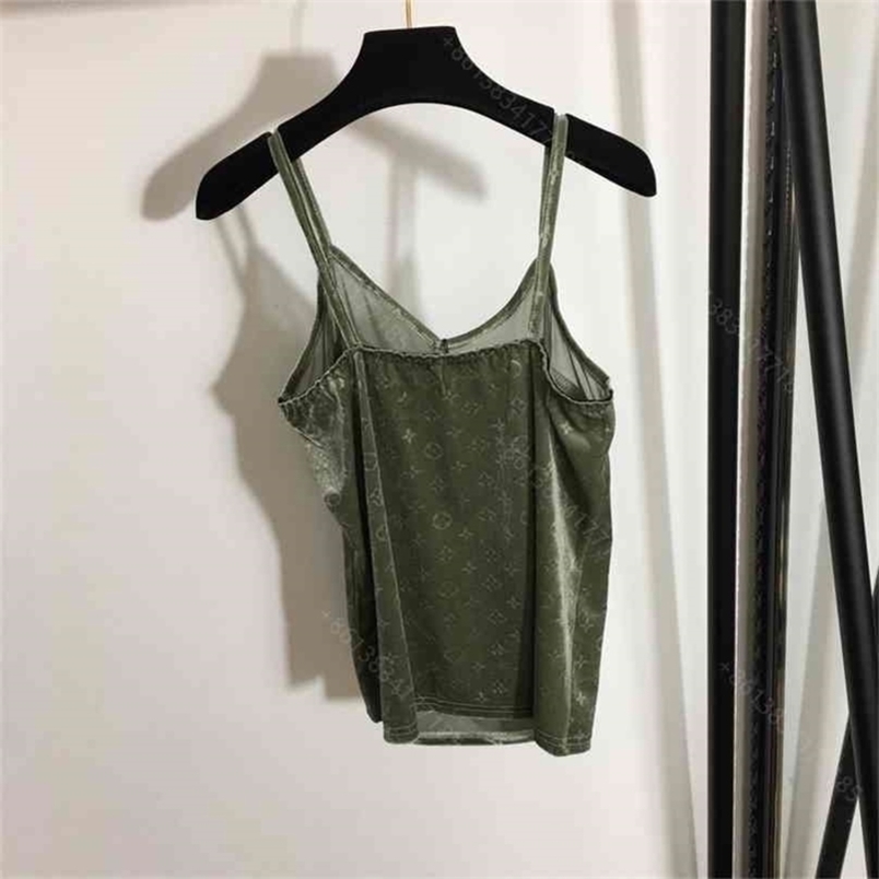 21ss designer women sexy velvet mesh stitching camisole bra letter logo printing beauty back bandage lingerie Louisclothes brand womens design clothes wholesale
21ss designer women sexy velvet mesh stitching camisole bra letter logo printing beauty back bandage lingerie Louisclothes brand womens design clothes wholesale