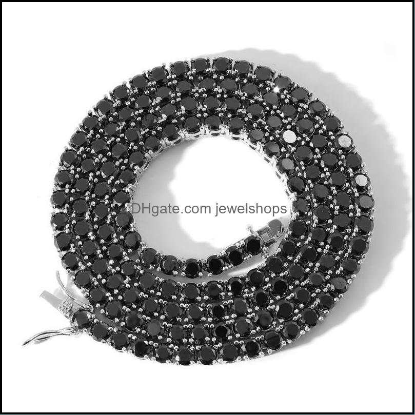 Chains Bling Black Necklace For Men Women 18Inch-24Inch 4Mm Tennis Chain Cubic Zirconia Hip Hop Jewelry Giftschains Jewelshops Dhwxe
Chains Bling Black Necklace For Men Women 18Inch-24Inch 4Mm Tennis Chain Cubic Zirconia Hip Hop Jewelry Giftschains Jewelshops Dhwxe