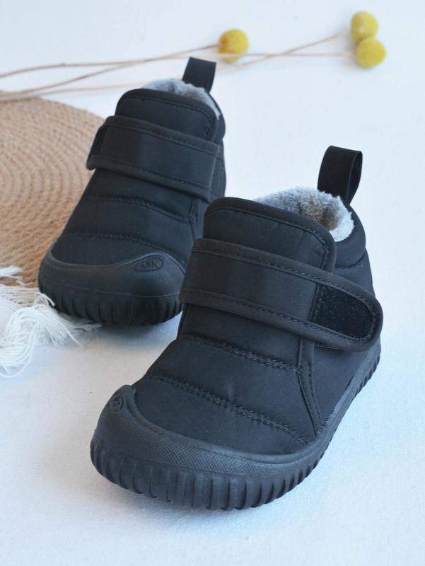 Boys Hook-and-loop Fastener Strap Snow Boots SHE