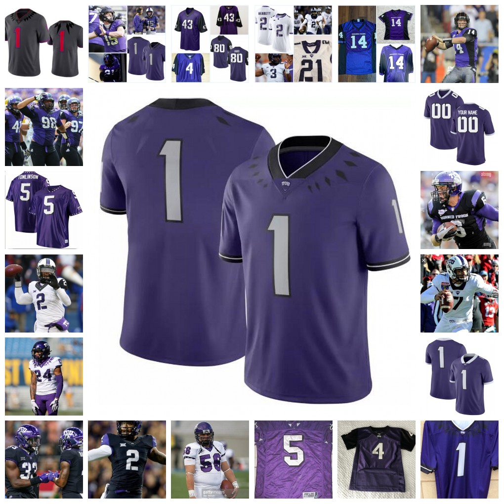 NCAA Custom TCU Horned Frogs Stitched Football Jersey 2 Trevone Boykin 21 Dctf Live 0 Marcel Brooks 1 Quentin Johnston Garrett Hayes Shadrach Banks Jaquaze Sorrells, 11
NCAA Custom TCU Horned Frogs Stitched Football Jersey 2 Trevone Boykin 21 Dctf Live 0 Marcel Brooks 1 Quentin Johnston Garrett Hayes Shadrach Banks Jaquaze Sorrells, 11