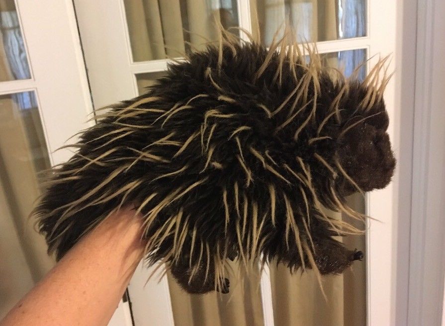 Simulation Porcupine Animals Plush Toy Doll Children Kids Boys Girls Birthday Gift 20cm PP Cotton Cute Soft Pillow