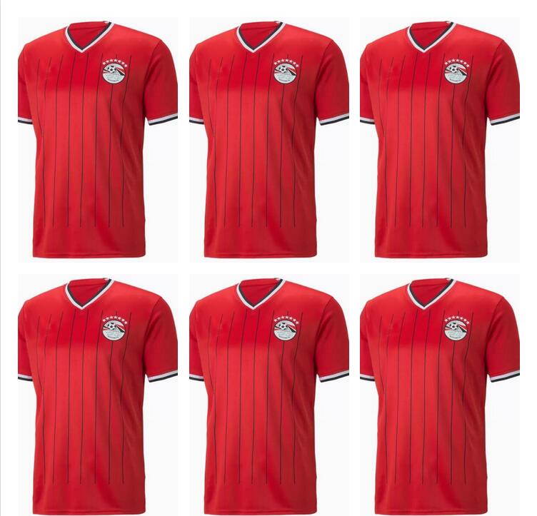 

2022 Egypt Home Soccer Jerseys 22/23 national team Shirt A. HEGAZI KAHRABA RAMADAN .ELNENY Football uniforms