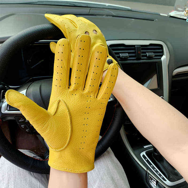 Free delive Motorcycle gloves leather sheepskin for men protective gloves for driving and riding vintage bikers T220815