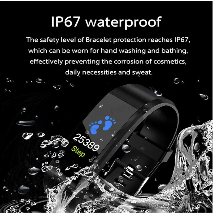 C5S Smart Wrist Watch Band Smart Wristbands Sports Ip67 Waterproof Fitness Bracelet Oxygen Heart Rate Monitor Blood Pressure for IOS Android New