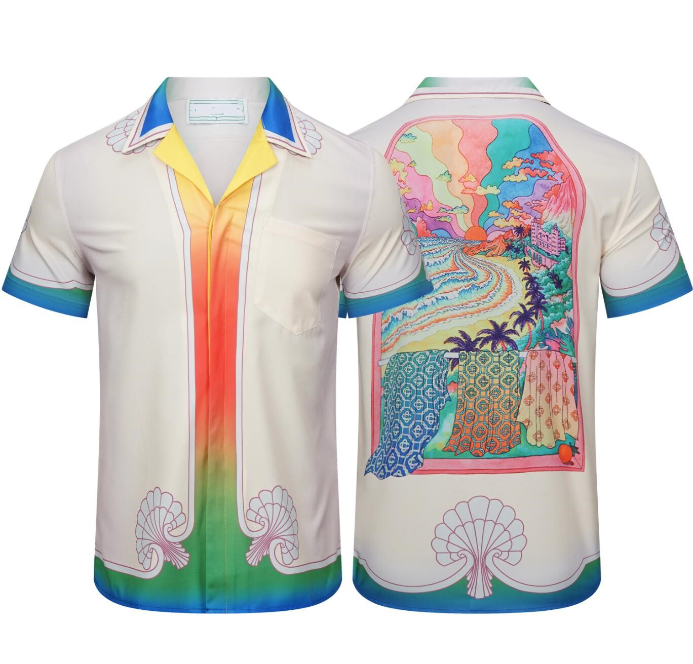 Summer Men's Casual Shirts Womens Blouses And Tops Short Sleeve Loose Checked Female Clothes Outwear 2022 New, White
Summer Men's Casual Shirts Womens Blouses And Tops Short Sleeve Loose Checked Female Clothes Outwear 2022 New, White