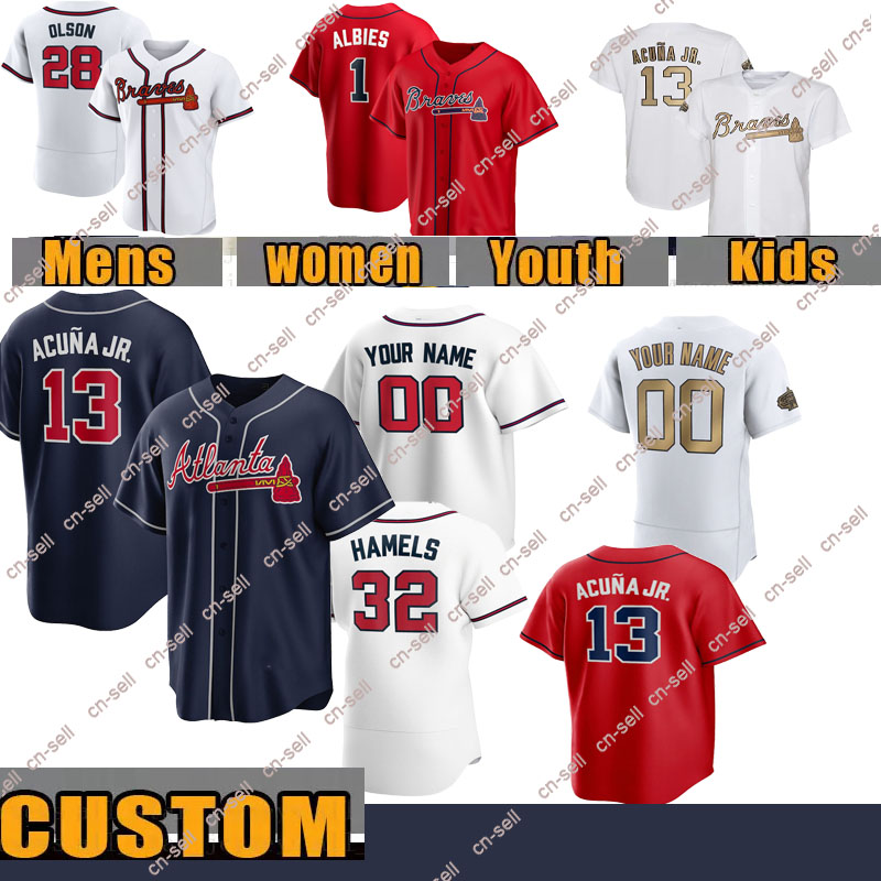 13 Ronald Acuna Jr. Jersey Atlanta 10 Chipper Jones Braves Ozzie Albies Gold Program Custom Baseball Jerseys Austin Riley Dansby Swanson Matt Men Women Youth, Colour
13 Ronald Acuna Jr. Jersey Atlanta 10 Chipper Jones Braves Ozzie Albies Gold Program Custom Baseball Jerseys Austin Riley Dansby Swanson Matt Men Women Youth, Colour