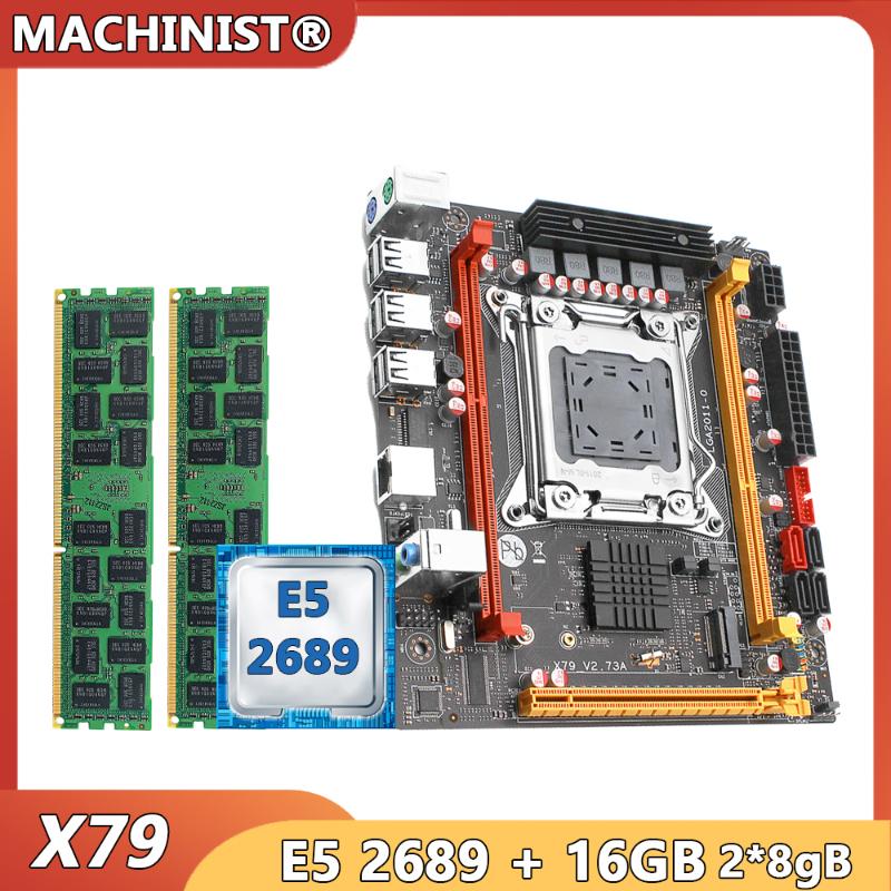 Motherboards Machinist X79 Motherboard Combo Set Kit With LGA 2011 Intel Xeon E5 2689 CPU Processor And DDR3 16GB RAM NVME M.2 V2.73Motherbo
Motherboards Machinist X79 Motherboard Combo Set Kit With LGA 2011 Intel Xeon E5 2689 CPU Processor And DDR3 16GB RAM NVME M.2 V2.73Motherbo