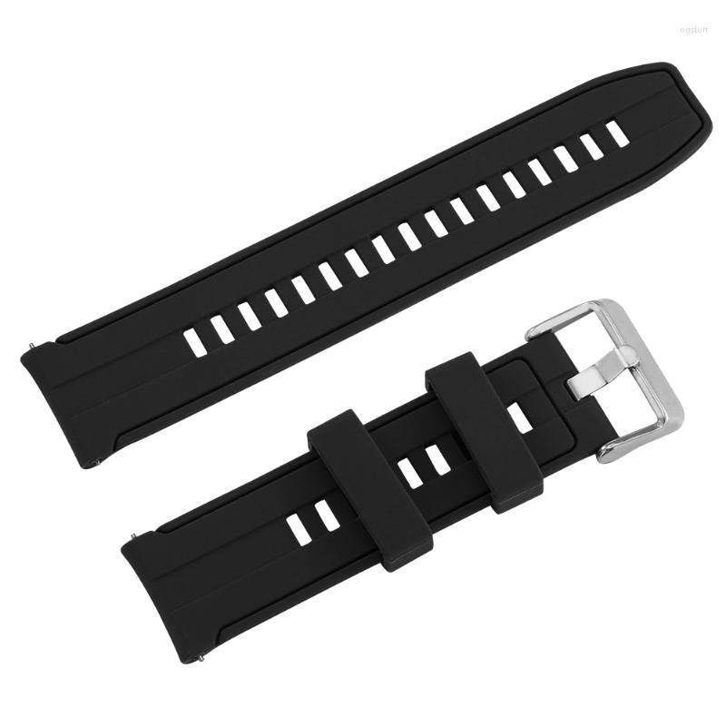 Watch Bands 22mm Black Silicone Band High Quality Male Silica Gel Strap Classic Ladies Watches Straps 17 Holes Adjustable Length BandsWatch
Watch Bands 22mm Black Silicone Band High Quality Male Silica Gel Strap Classic Ladies Watches Straps 17 Holes Adjustable Length BandsWatch
