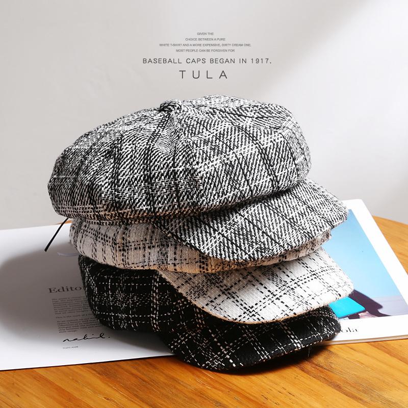 Berets Octagonal Hat Female Autumn And Winter Tide British Lattice Beret Outdoor Fashion Street Travel Painter Cotton UnisexBerets, White
Berets Octagonal Hat Female Autumn And Winter Tide British Lattice Beret Outdoor Fashion Street Travel Painter Cotton UnisexBerets, White