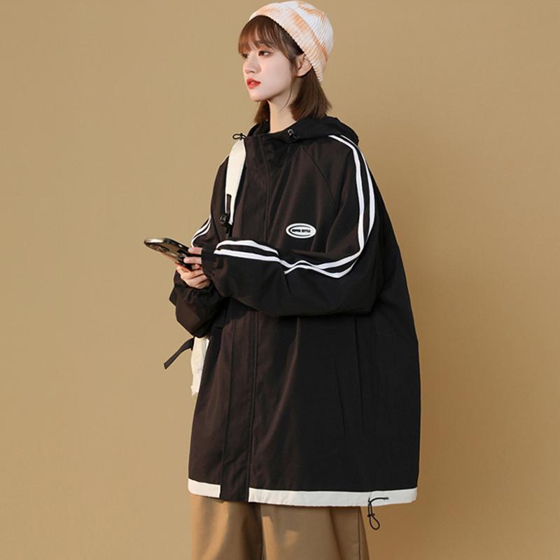 Women' Jackets Women Baseball Uniform Coat Jacket For Harajuku High Street Style Loose Plus Size Stitching Bomber Workwear JacketWomen, Black
Women' Jackets Women Baseball Uniform Coat Jacket For Harajuku High Street Style Loose Plus Size Stitching Bomber Workwear JacketWomen, Black