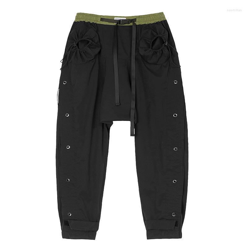 Men's Pants Techwear Hip Hop Patchwork Tactical Cargo Joggers Men Sweatpants Streetwear Trouser Casual Loose Drawstring Ribbons Pencil Naom2, Black pants
Men's Pants Techwear Hip Hop Patchwork Tactical Cargo Joggers Men Sweatpants Streetwear Trouser Casual Loose Drawstring Ribbons Pencil Naom2, Black pants