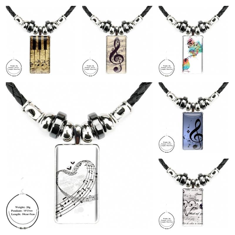 Pendant Necklaces Old Musical Note Music For Christmas Gift Unique Fashion Glass Cabochon Black Hematite Necklace With Women Statement
Pendant Necklaces Old Musical Note Music For Christmas Gift Unique Fashion Glass Cabochon Black Hematite Necklace With Women Statement