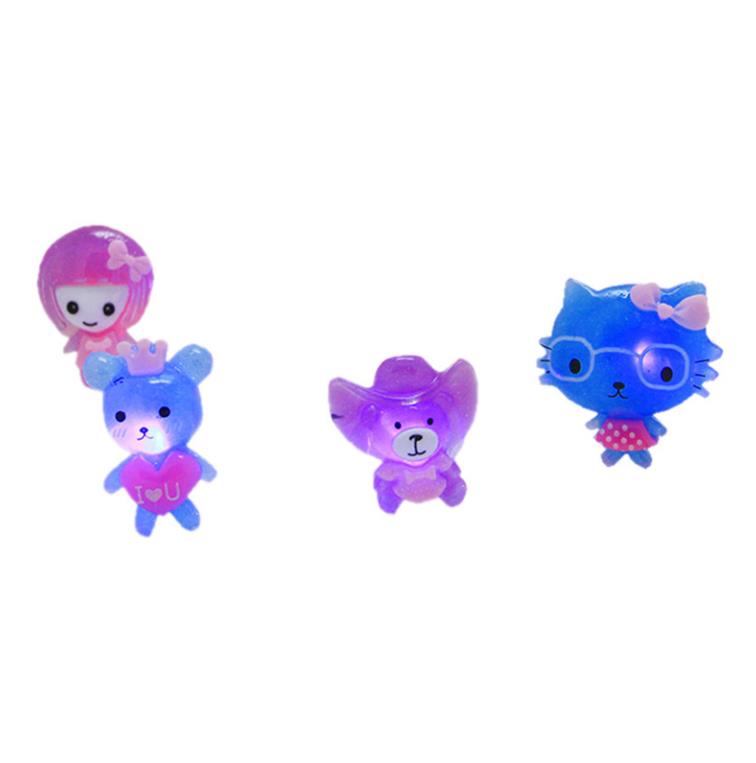 LED Light Up Rings Glow Party Favors Flashing Kids Prizes Box Toys Birthday Classroom Rewards Easter Theme Treasure Supplies6360893