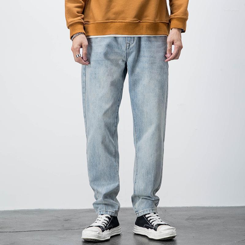 Men's Jeans Fashion Designer Men Retro Light Blue Straight Fit Casual Denim Pants Streetwear Hip Hop Loose Wide Leg TrousersMen's Bert22, Black
Men's Jeans Fashion Designer Men Retro Light Blue Straight Fit Casual Denim Pants Streetwear Hip Hop Loose Wide Leg TrousersMen's Bert22, Black