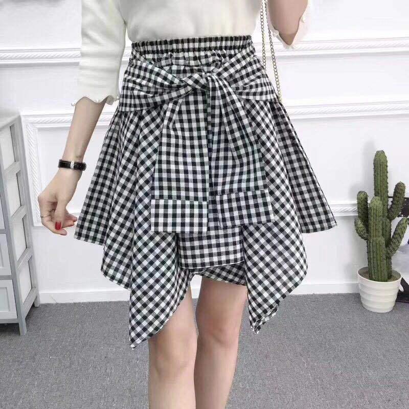 Skirts Womens Irregular Hem Plaid Skirt Fashion Elastic High Waist Short 2022 Spring Party For Ladies, Picture color
Skirts Womens Irregular Hem Plaid Skirt Fashion Elastic High Waist Short 2022 Spring Party For Ladies, Picture color