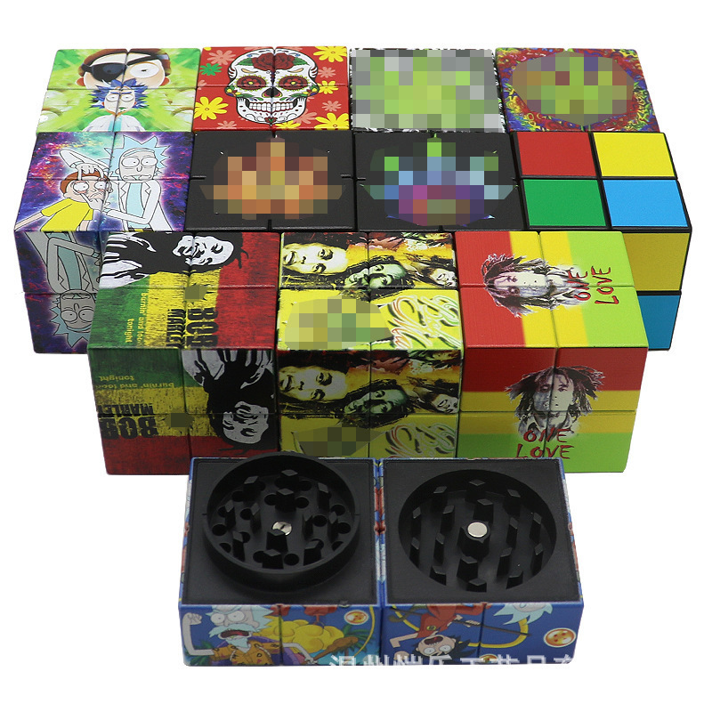 New Cube 50mm rotatable with strong magnetic herb grinder small plastic four-cube grinders smoking set herbs crusher
New Cube 50mm rotatable with strong magnetic herb grinder small plastic four-cube grinders smoking set herbs crusher