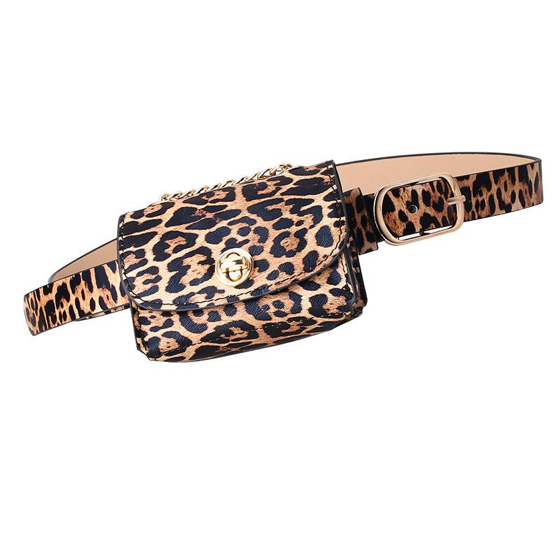 Belts Ladies Belt Fashion Leopard Bag Detachable Mini Chain Small Shoulder Tide All-match Clothing BagBelts, Black
Belts Ladies Belt Fashion Leopard Bag Detachable Mini Chain Small Shoulder Tide All-match Clothing BagBelts, Black