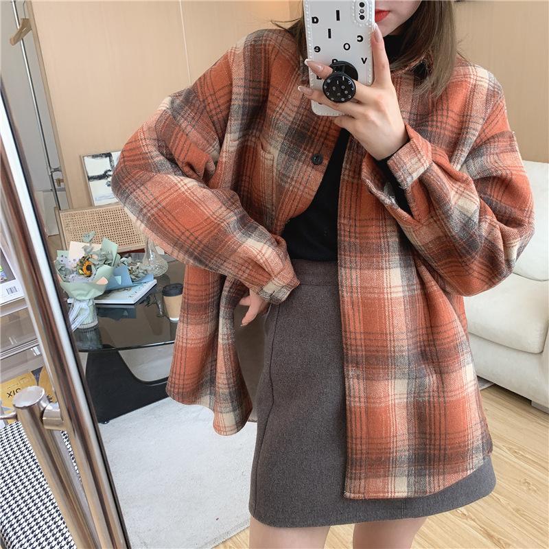 Women's Blouses & Shirts LMQ Winter Women Plus Size Warm Flannel Cotton Long Sleeve Thick Velvet Plaid Shirt Coats Fashion Outwear Tops, Black white plaid
Women's Blouses & Shirts LMQ Winter Women Plus Size Warm Flannel Cotton Long Sleeve Thick Velvet Plaid Shirt Coats Fashion Outwear Tops, Black white plaid