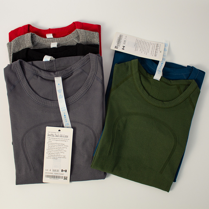 Yoga Sports T Shirts Clothing For Women Seamless Sports Short Sleeves Sleeved T-shirts moisture wicking knit high elastic fitness Fashion Tees Shirt, Wine red
Yoga Sports T Shirts Clothing For Women Seamless Sports Short Sleeves Sleeved T-shirts moisture wicking knit high elastic fitness Fashion Tees Shirt, Wine red