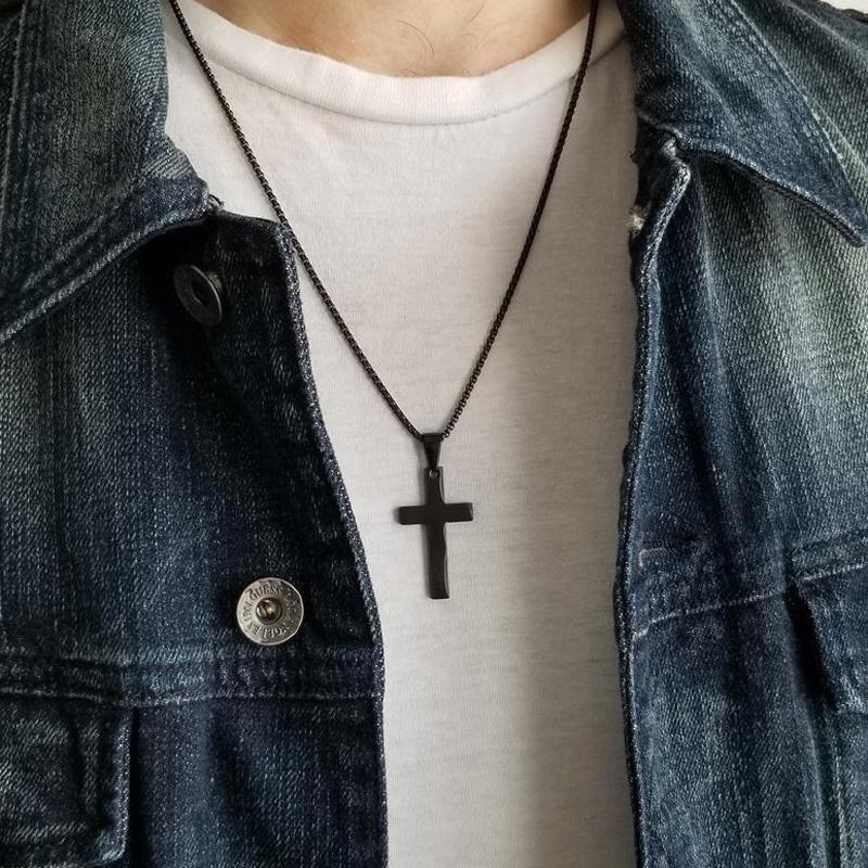 Chains 2022 Fashion Classic Cross Men Necklace Stainless Steel Box Chain Pendant For Jewelry Anniversary Gift
Chains 2022 Fashion Classic Cross Men Necklace Stainless Steel Box Chain Pendant For Jewelry Anniversary Gift
