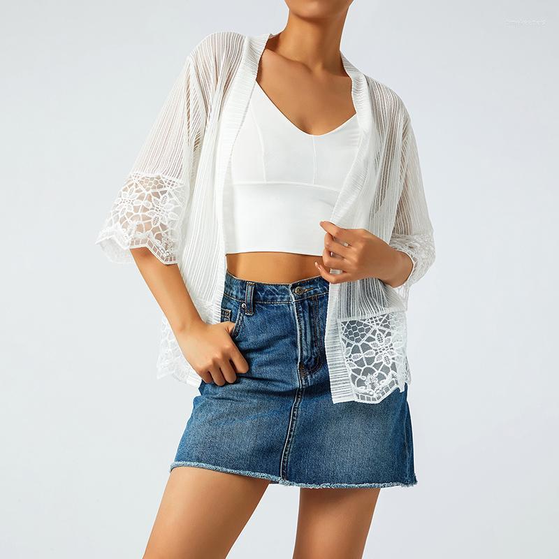Women' Knits & Tees Women Off-Shoulder Short-Sleeved Solid-Color Lace Open Placket Stitching Tulle Dress Jacket Cover AccessoriesWomen' Ti, Black
Women' Knits & Tees Women Off-Shoulder Short-Sleeved Solid-Color Lace Open Placket Stitching Tulle Dress Jacket Cover AccessoriesWomen' Ti, Black