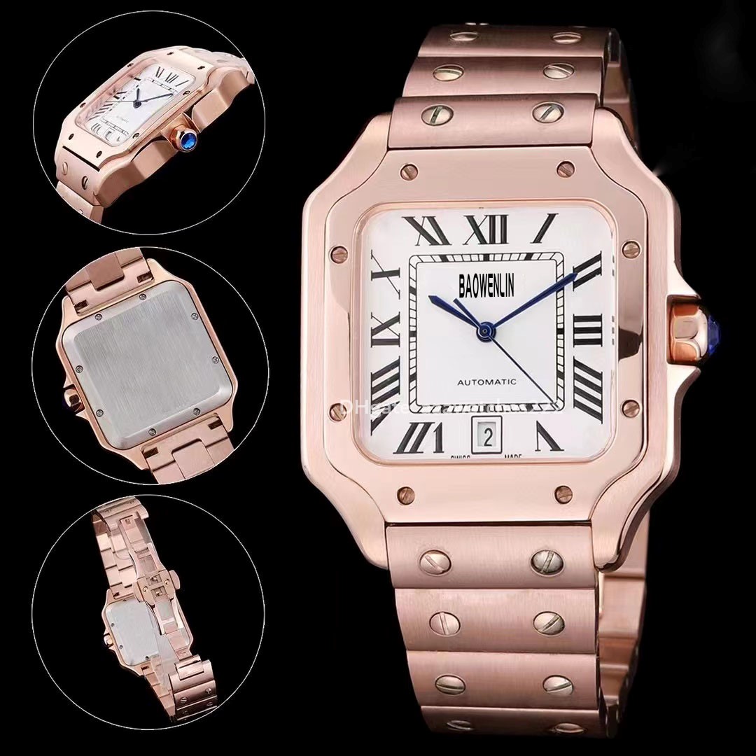 New Automatic Square Watches 40mm Geneva Genuine solid Clasp Stainless Steel 2813Mechanical Watches Case and Bracelet Sport Fashion Mens Male Luxury Wristwatch, Carton
New Automatic Square Watches 40mm Geneva Genuine solid Clasp Stainless Steel 2813Mechanical Watches Case and Bracelet Sport Fashion Mens Male Luxury Wristwatch, Carton