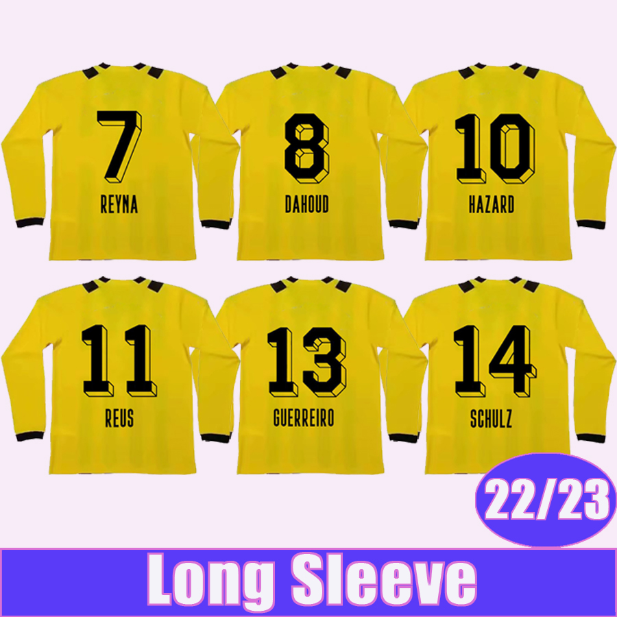 22 23 HUMMELS REUS KAMARA Long Sleeve Mens Soccer Jerseys REYNA AKANJI BRANDT BELLINGHAM GUERREIRO MALEN Home Football Shirt, Cx8881 22 23 home no patch
22 23 HUMMELS REUS KAMARA Long Sleeve Mens Soccer Jerseys REYNA AKANJI BRANDT BELLINGHAM GUERREIRO MALEN Home Football Shirt, Cx8881 22 23 home no patch