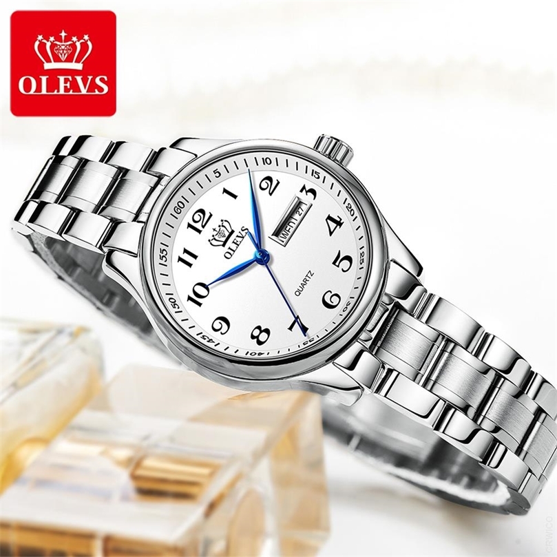 OLEVS Luxury Quartz Watch Women Fashion Ladies Watches Waterproof Stainless Steel Business Casual Digital dial Montre Femme 220421, Jjj
OLEVS Luxury Quartz Watch Women Fashion Ladies Watches Waterproof Stainless Steel Business Casual Digital dial Montre Femme 220421, Jjj