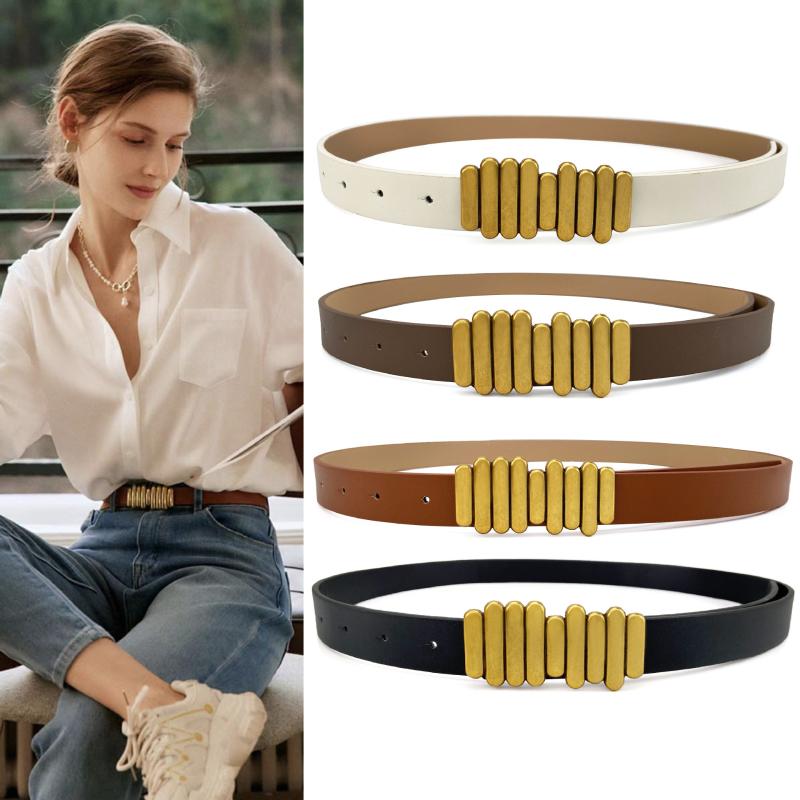 Belts AZ-95 Women Genuine Leather Personality Classic Female Top Cowhide Fashion All Match Pant Coat Real Strap Girl Belt, White
Belts AZ-95 Women Genuine Leather Personality Classic Female Top Cowhide Fashion All Match Pant Coat Real Strap Girl Belt, White