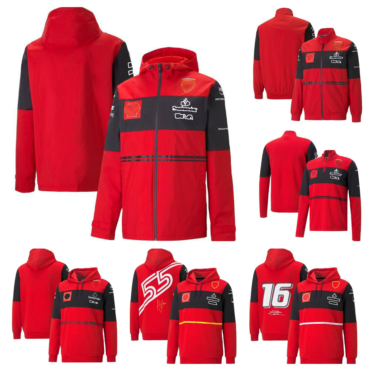 new F1 racing hoodie spring and autumn team sports jacket with the same customization