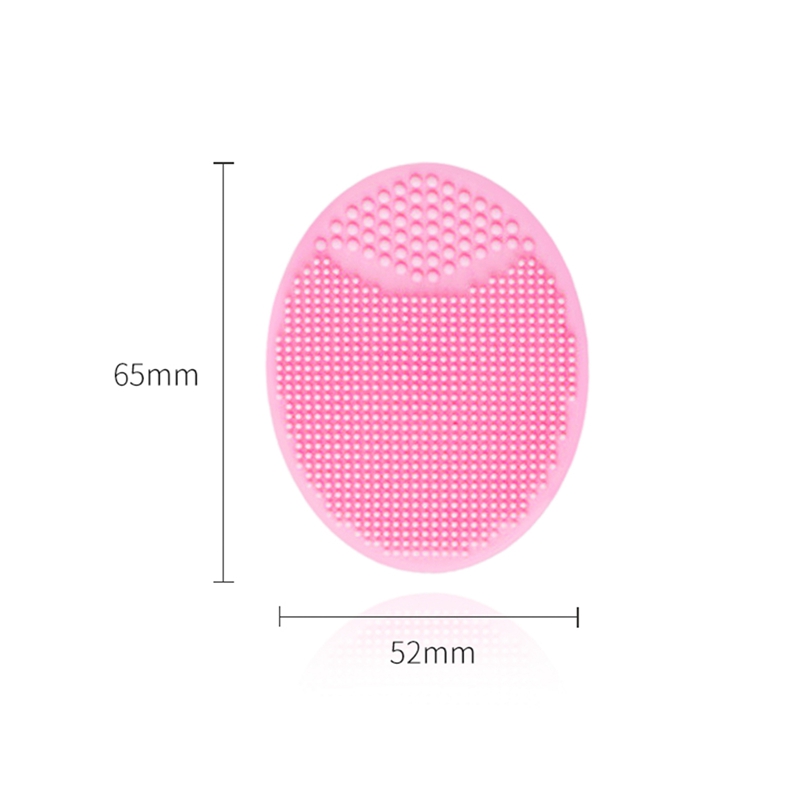 Silicone Face Cleansing Brush Handheld Face Scrubber Mini Massage Waterproof Facial Clean Tool Deep Pore Cleanser Brushes 052